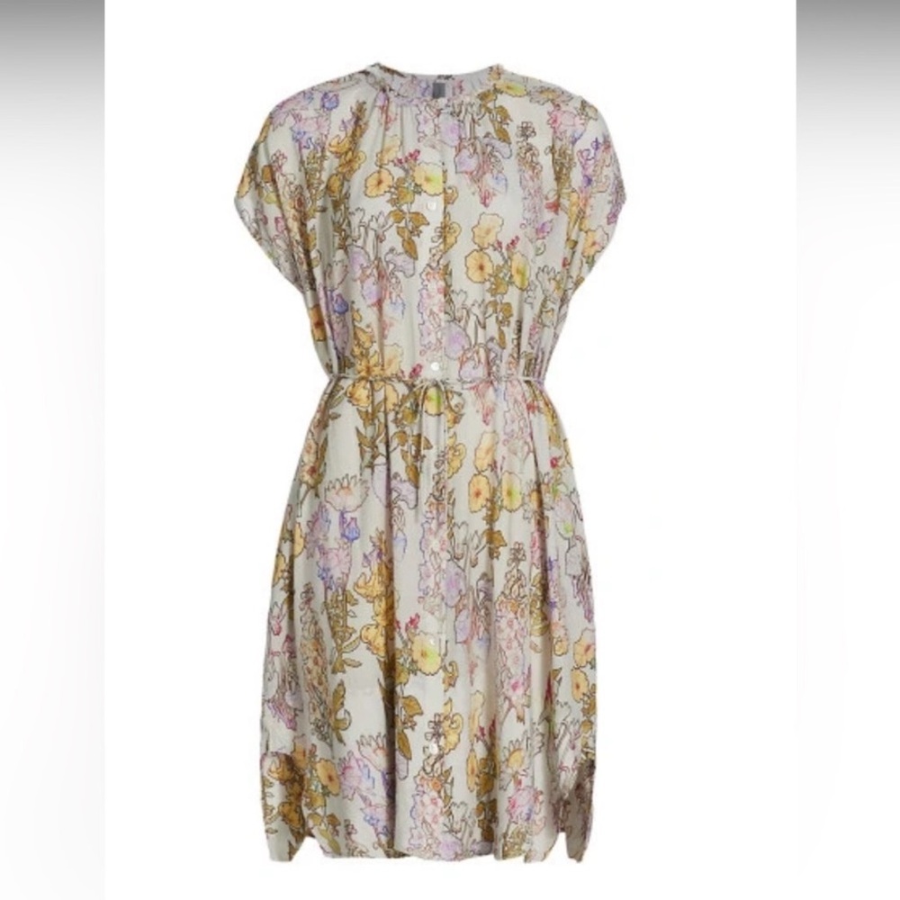 Women's Armor Cotton Floral Minidress by Raquel Allegra